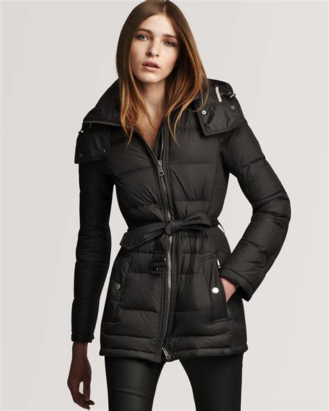 burberry winter jacket womens|burberry brit winter down jacket.